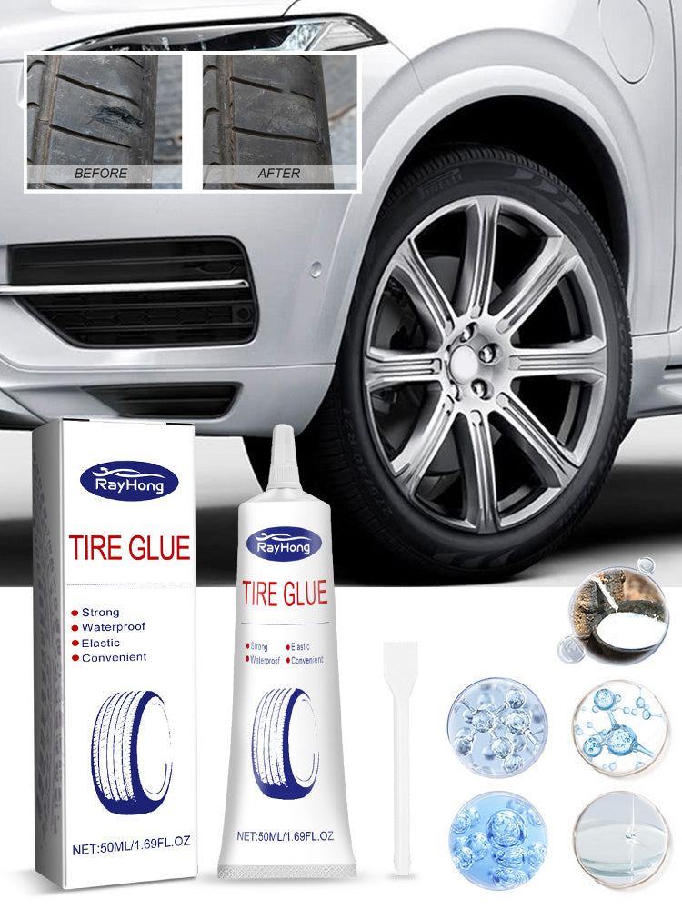 Rayhong Tire Glue, Soft Repair Glue For Repairing Cracks And Scratches On The Side Of Car Tires