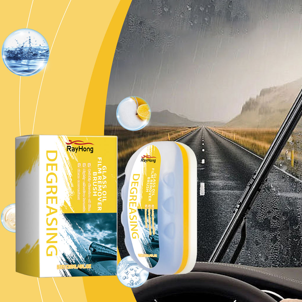 Rayhong Car Glass Cleaning Brush Glass Remover Stain Remover Waterproof Window Cleaning Brush