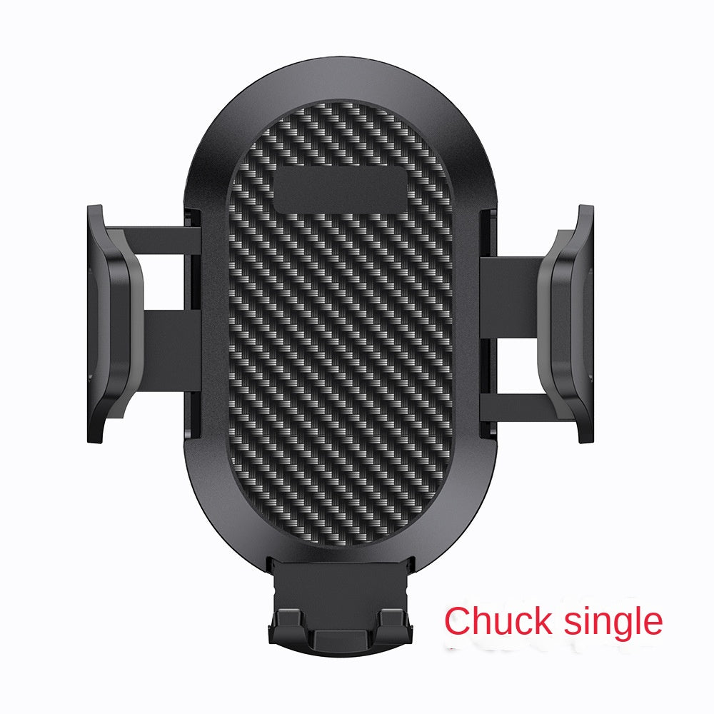 Long Rod Automatic Lock Car Phone Holder Telescopic Suction Cup Mount for Car Air Vent Lazy Live Streaming